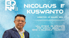 Direktur Galeri Zen1 Nicolaus F. Kuswanto Jadi Pembicara di Talkshow Bali Digital Fashion Week 2022