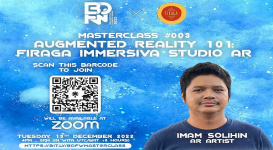 Imam Sholihin Kupas Tuntas AR di Virtual Masterclass Bali Digital Fashion Week 2022