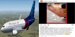 Video Terakhir Diduga Penumpang Sriwijaya Air SJ-182 Sebelum Jatuh