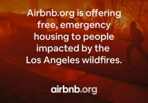 Platform Airbnb Gratiskan Tempat Tinggal Bagi Korban Kebakaran di Los Angeles