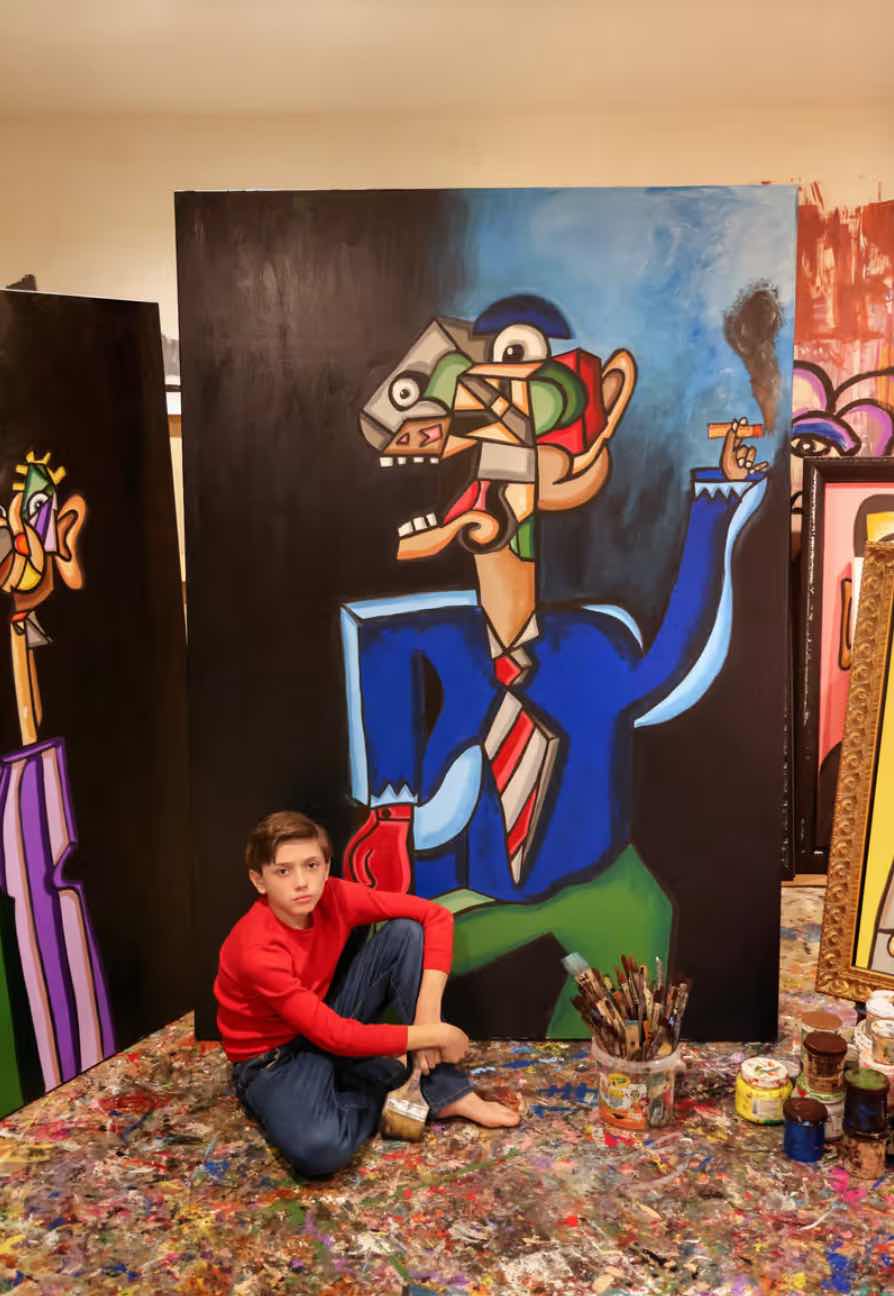 Baru 14 Tahun, Andres Valencia Sukses Menggelar Solo Exhibition di Museum Bergengsi