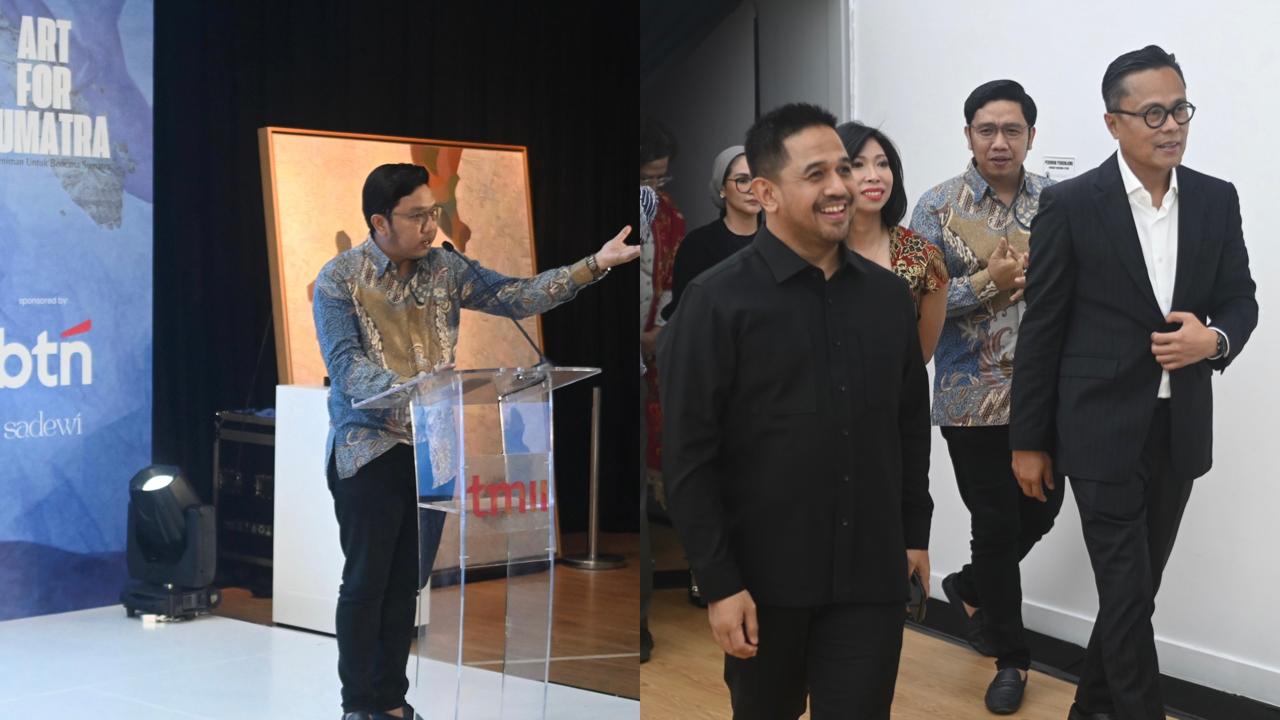 Peduli Bencana Sumatra, La PALAPA  Berhasil Lelang 22 Lukisan untuk Donasi Art for Sumatra Night di CAG TMII Jakarta 