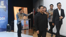 Peduli Bencana Sumatra, La PALAPA  Berhasil Lelang 22 Lukisan untuk Donasi Art for Sumatra Night di CAG TMII Jakarta 