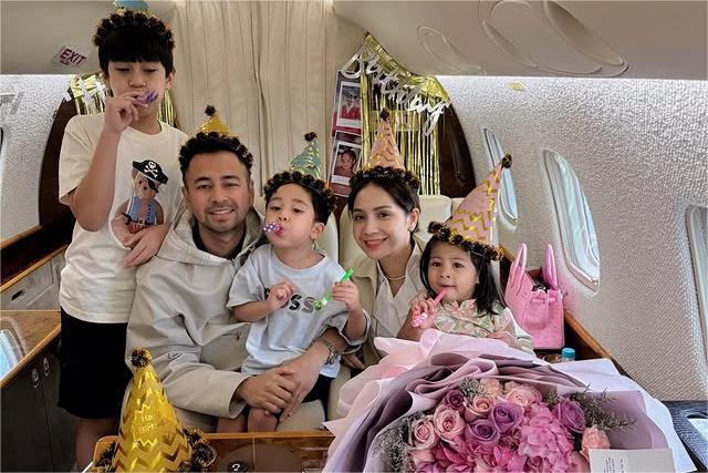 Sederhana tapi Manis, Ulang Tahun Raffi-Nagita Penuh Kejutan dari Anak