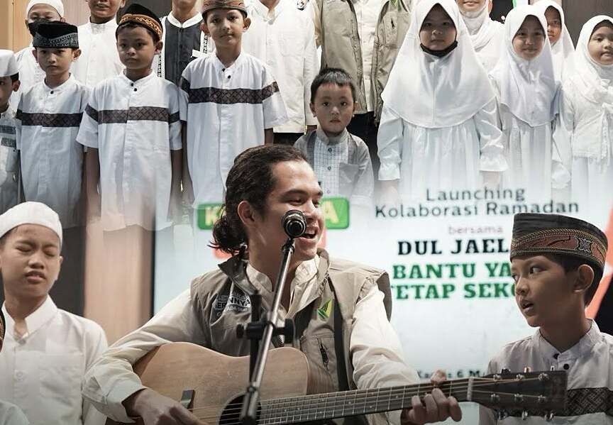 Dul Jaelani Bikin Ramadan Jadi Lebih Bermakna Dengan Bagi Rezeki ke Anak Yatim