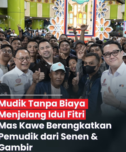 Kehadiran Mas Kawe Warnai Pelepasan Program Mudik Bersama