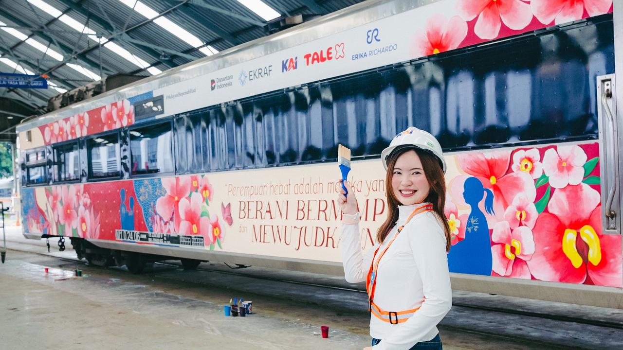 Dari Kanvas ke Rel : Karya Erika Richardo Warnai Kereta Jakarta–Surabaya