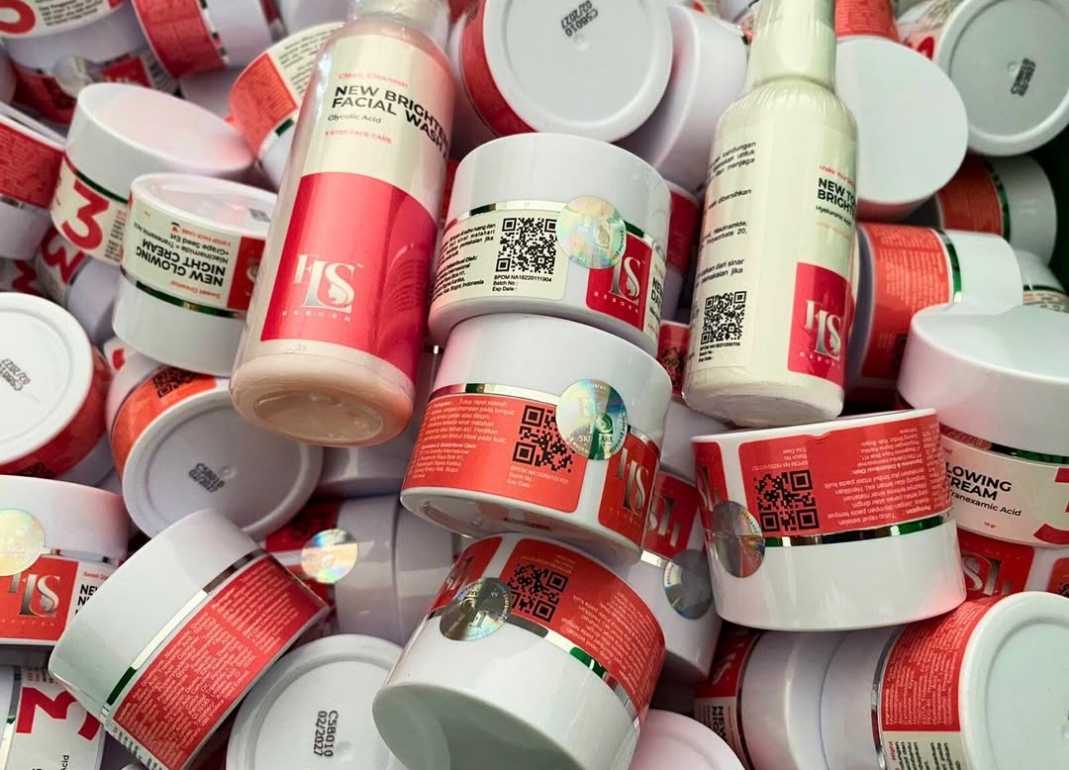 Skincare Palsu di Bekasi Akhirnya Terbongkar