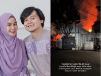 Kebakaran Hebat Landa Rumah Anisa Rahma, Berawal dari Lilin