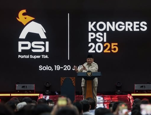Prabowo Apresiasi PSI Pilih Gajah sebagai Logo Baru