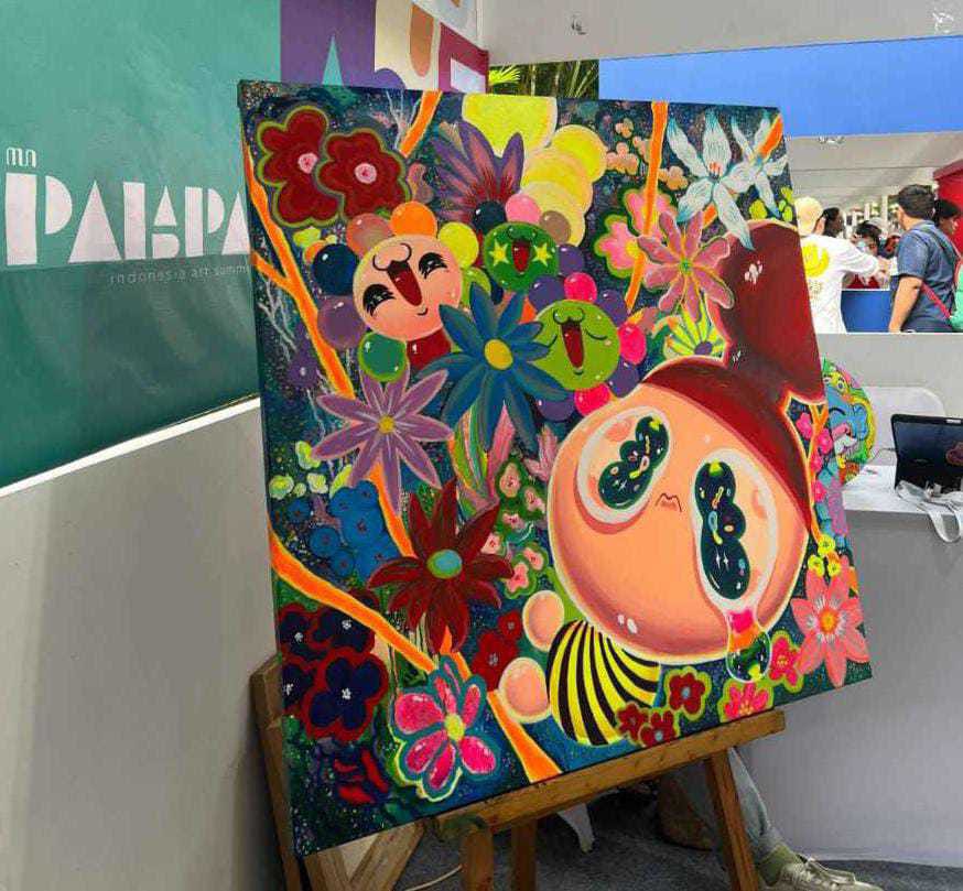 Mini Art Showcase La PALAPA Ramaikan FUNTAZTIC.LY by BRI