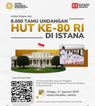 Kesempatan Langka! Pendaftaran Undangan Upacara HUT ke-80 RI di Istana Kembali Dibuka