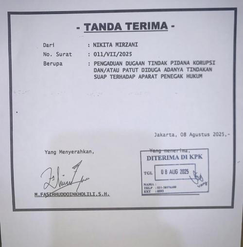 Rekaman Gagal Diputar di Sidang, Nikita Mirzani Tempuh Jalur KPK