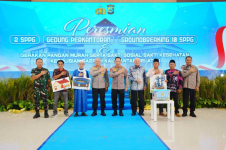 Groundbreaking 10 SPPG di Kalsel, Kapolri Perkuat Program Makan Bergizi Gratis