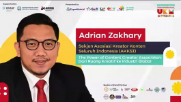 Webbinar UKM Merdeka: Sekjen AKKSI Adrian Zakhary Ajak Kreator dan UMKM Bersinergi