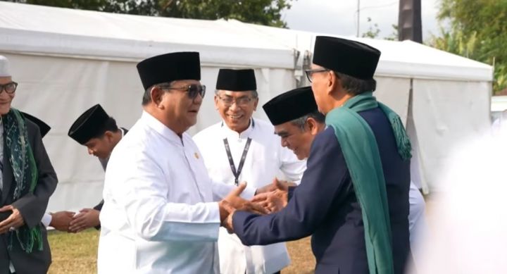Puluhan Ribu Warga Meriahkan Muktamar NU, Prabowo Resmi Buka Forum ke-35