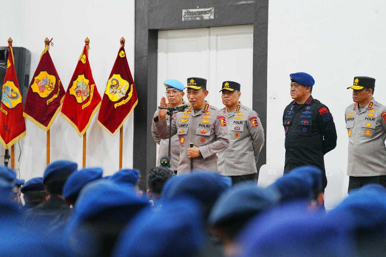 Kunjungi Mako Brimob, Kapolri Tegaskan Aksi Rusuh Bukan Penyampaian Pendapat