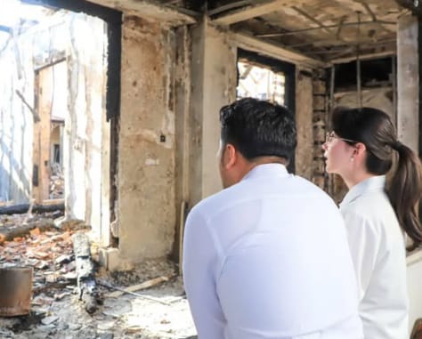 Arumi Bachsin Tunjukkan Kondisi Grahadi yang Hangus Terbakar, Kerugian Capai Rp 900 Miliar