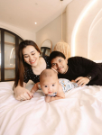 Aaliyah Massaid & Thariq Halilintar Perdana Tunjukkan Wajah Arash di Usia 3 Bulan