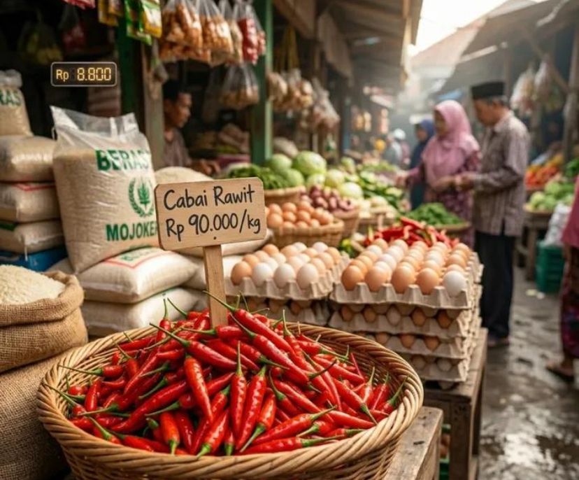  Ibu-ibu Wajib Cek! Harga Cabai Rawit dan Minyak Goreng Naik 2 September