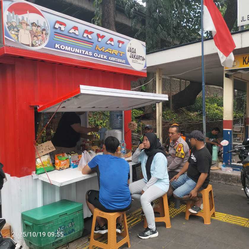 Gerakan Kolektif Ojol: Wujud Solidaritas dan Kemandirian Komunitas Bersama Polri